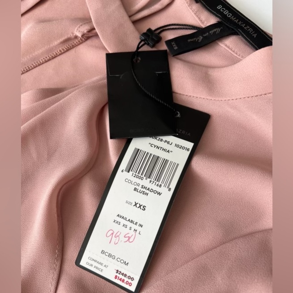 NWT BCBG RUFFLED TUNIC
DRESS